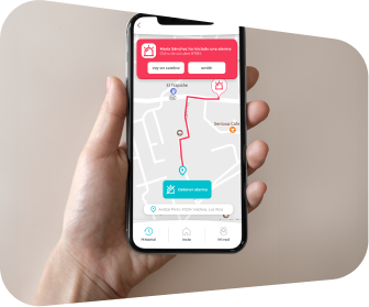 Poste con sirena en calle